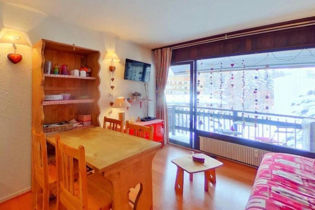 Studio 4 Personnes Vue Piste Ле дез Альп Экстерьер фото