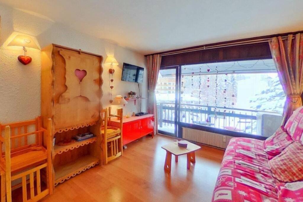 Studio 4 Personnes Vue Piste Ле дез Альп Экстерьер фото